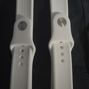 White  Apple Watch Bands - set of 2